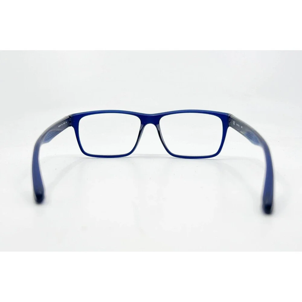 Nike Eyeglasses Frames Mens Blue 7127 403 Rectangular 56-15-140 - Picture 4 of 7